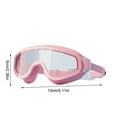 thumbnail image 3 of ZZkhGO Swimming Goggles, Large Frame Anti Fog Goggles, Gradient Electroplated Silicone Goggles for Adult Unisex Professional, 3 of 4
