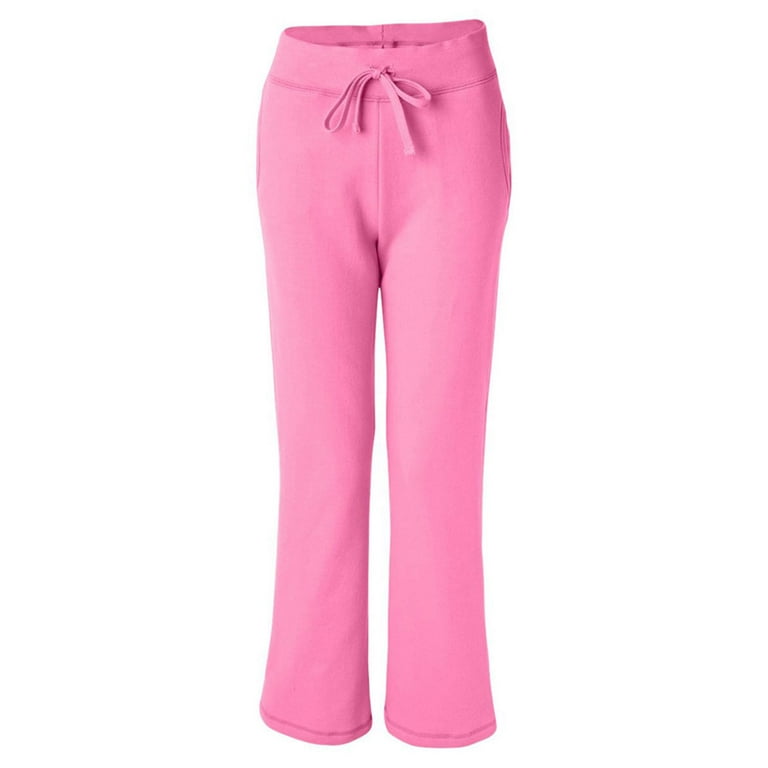 Pink gildan sweatpants sales
