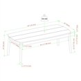 thumbnail image 2 of Table Basse en Bois Massif Style Fuseau Moderne pour Extérieur - Naturel, 2 of 5