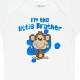 thumbnail image 4 of Inktastic I'm the Little Brother with Cute Monkey Boys Baby Bodysuit, 4 of 5