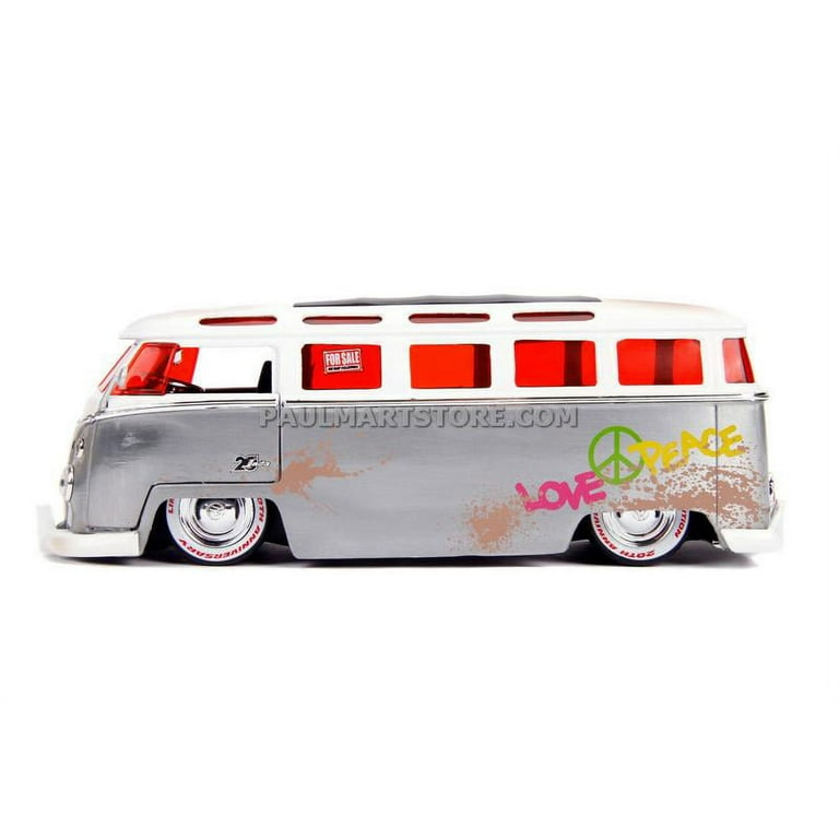セットアップ Scale 1:24 Jada 20th Bus Volkswagen '62 Anniversary ミニカー