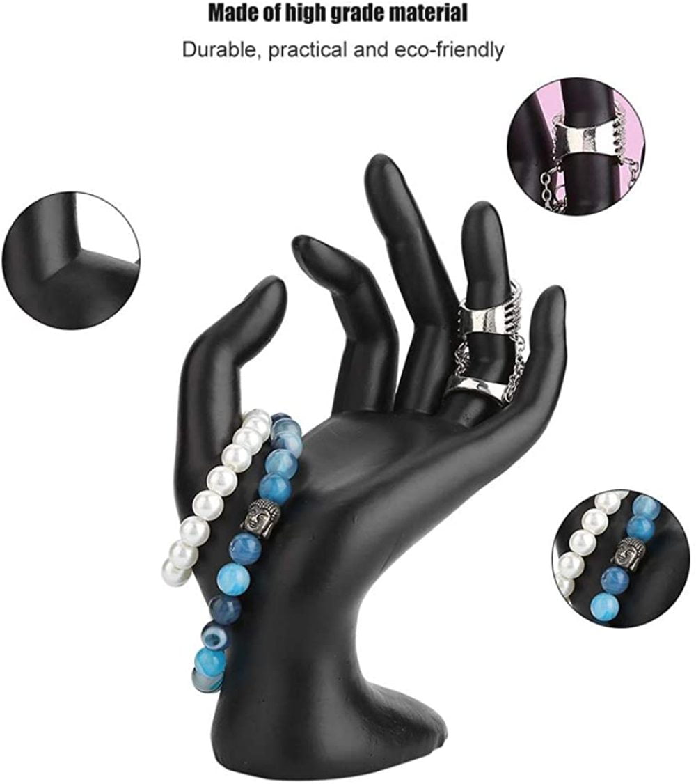 Details about   Black OK-hand-gestured Rings Display Stand Earrings Bracelet Jewelry Organizers 