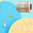 thumbnail image 3 of Pack of 500 Jewelry Prices Label Handmade Paper Sticker Labels Adhesive Indentification Hangtags for Necklace, 3 of 8