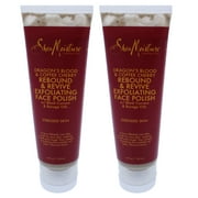 Shea Moisture Dragons Blood & Coffee Cherry Rebound & Revive Exfoliating Face Polish - Pack of 2, 4 oz