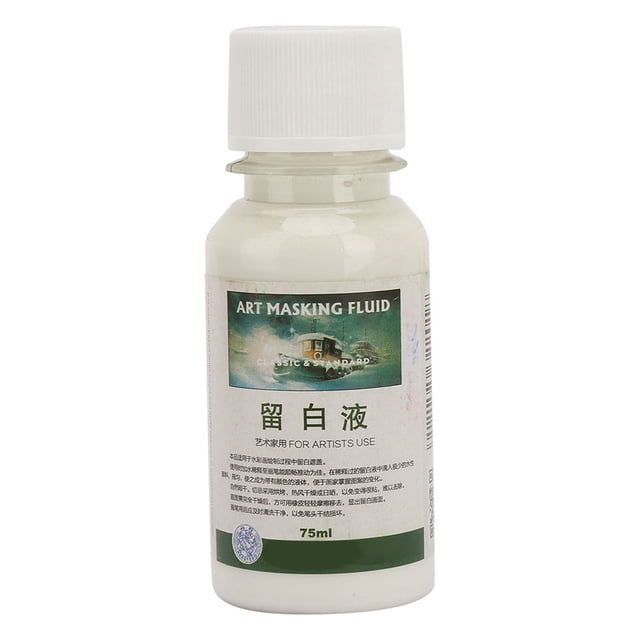 Líquido enmascarador para pintura de acuarela, pigmento para cubrir superficies (75 ml)