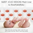 thumbnail image 3 of Sweet Jojo Designs + BreathableBaby Football Boy Breathable Mesh Crib Liner, 3 of 6