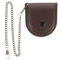 thumbnail image 1 of Pu Watch Pouch Chain Design Watch Container Bocket Watch Case de relojes portátiles de bolsillo portátil, 1 of 5