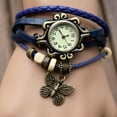 thumbnail image 3 of UDIYO Watches Faux Leather Adjustable Metal Fashion Weave Wrap Watches for Daily Wear, 3 of 7