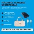 thumbnail image 4 of Piano plegable de mano 88 Touch – Ultraportátil y de tamaño completo con 128 voces, conectividad MID, 4 of 7