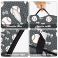 thumbnail image 4 of Baseballs and Bows Gray Pattern Teens Toddler Nap Mat with Pillow, Sleeping Mat Bag for Preschool Daycare 51"x22", 4 of 4