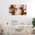 thumbnail image 2 of Stupell Industries Cromatismo Contrasting Neutrals 2 Piece White Framed Giclee Art Set design by Maurizio Piovan, 20 x 16, 2 of 8
