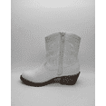 thumbnail image 6 of PatPat Girls White Cowboy Boots Size 11, Mid Calf Platform Horse Riding Shoes Embroidered Pointed Toe Cowboy Boots with Side Zipper, 6 of 6