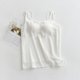 thumbnail image 1 of Pijama de manga corta para mujer, de gasa, con cuello en V y tirantes, para verano. Blusa de poliéster para mujer., 1 of 3
