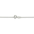 thumbnail image 3 of White Sterling Silver necklace Box chain Pendant Diamond-cut 18 in 0.6 mm, 3 of 5