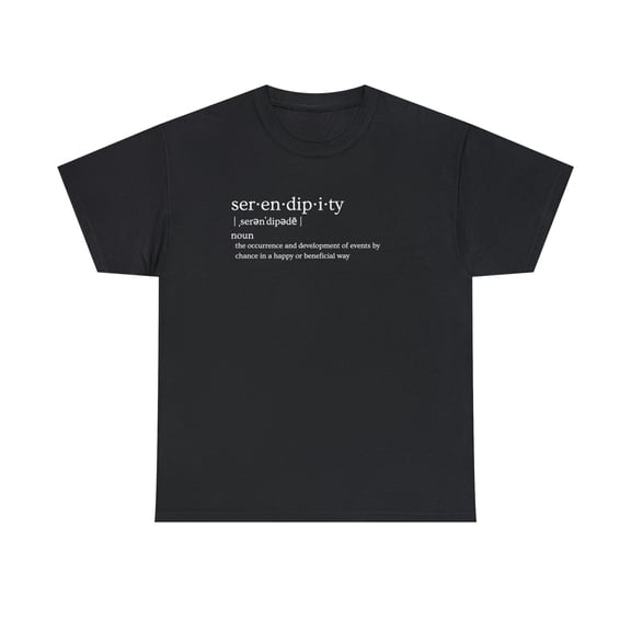 Serendipity Unisex Heavy Cotton Tee