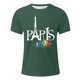 thumbnail image 1 of Playeras De Algodon Camiseta De Manga Corta Para Hombre, Camisetas Casuales Con Estampado Festivo Y Ventilado, 1 of 6