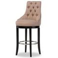 thumbnail image 1 of Baxton Studio Harmony 30" Tufted Bar Stool in Beige, 1 of 6