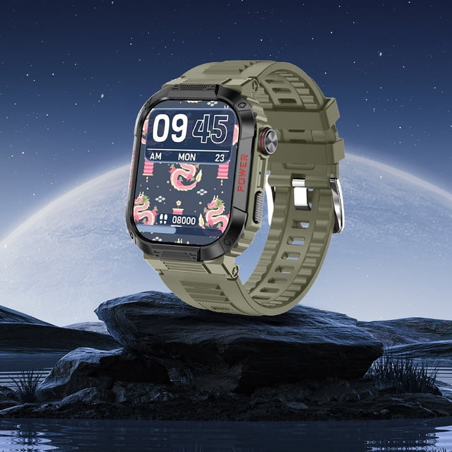 WSBDENLK Smart Sports Watch Hd Smart Bracelet Advanced Bluetooth Calling and Extra Long Battery Life Customised Dials with Multiple Patterns 1.92 X 1.65 In Magnetic Charging,Clearance Sale