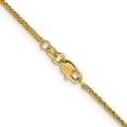 thumbnail image 3 of 14K Yellow Gold Spiga Wheat Chain Styles Necklace 1 mm D/C Quadra 16 inch, 3 of 4