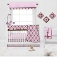 thumbnail image 2 of Bacati - Mod Dots/Stripes Pink/Beige/Fuchsia/Chocolate Musical Baby Crib Mobile, 2 of 6