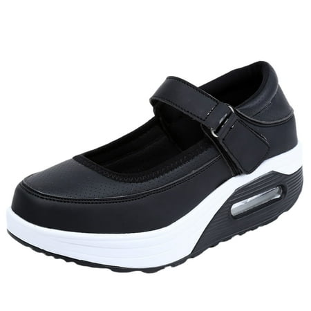 

Cglfd Women S Shoes Women Shallow Rocking Shoes Lightweight Thick Soled Walking Casual Sports Shoes