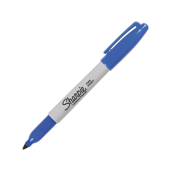 Sharpie Permanent Marker Fine Point Blue (30003)