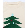 thumbnail image 5 of Christmas Sweaters for Women Christmas Tree Printed Ugly Christmas Sweater Knit Warm Pullover Sweater Shermie, 5 of 9