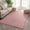 Pink, variant on Well Woven Solid Color Blush Pink Soft Shag Area Rug
