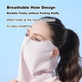 thumbnail image 3 of Xirurus Riding Face Mask Sun Guard Neck Gaiter UPF50+ Lightweight Breathable for Men Women Summer Pink Ultimate Cycling Neck Protector and UV Shielding Gear for Outdoor Activities, 3 of 9