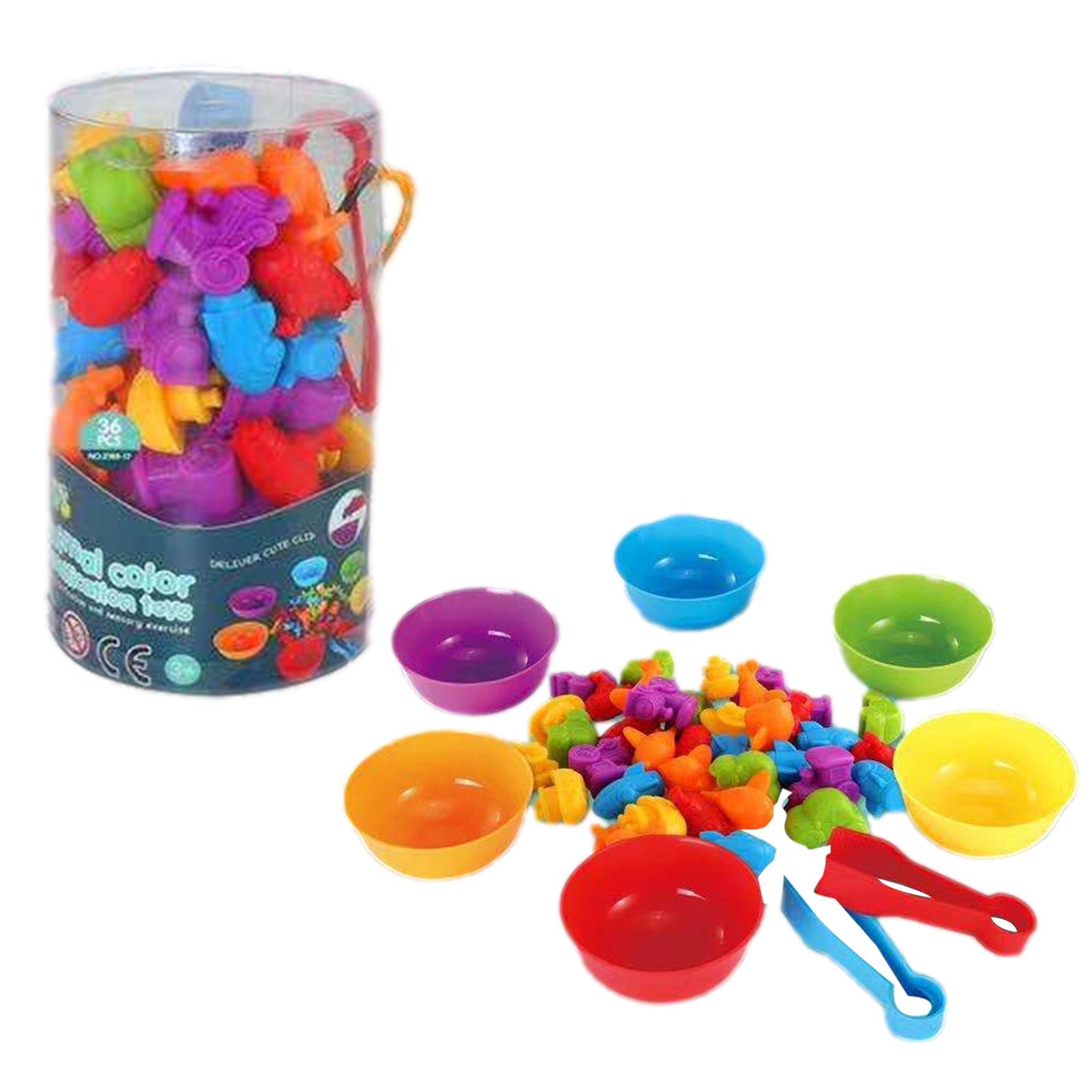 TAONMEISU Color Sorting Toys Counting Early Education Cognitive Toys