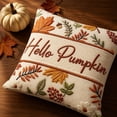 thumbnail image 7 of Thanksgiving Fall Pillow Covers 18x18 Inch, Pumpkin Maple Leaf Throw Pillow Cases, Rural Farmhouse Cushion Covers For Couch Sofa Bed Decor, 7 of 7