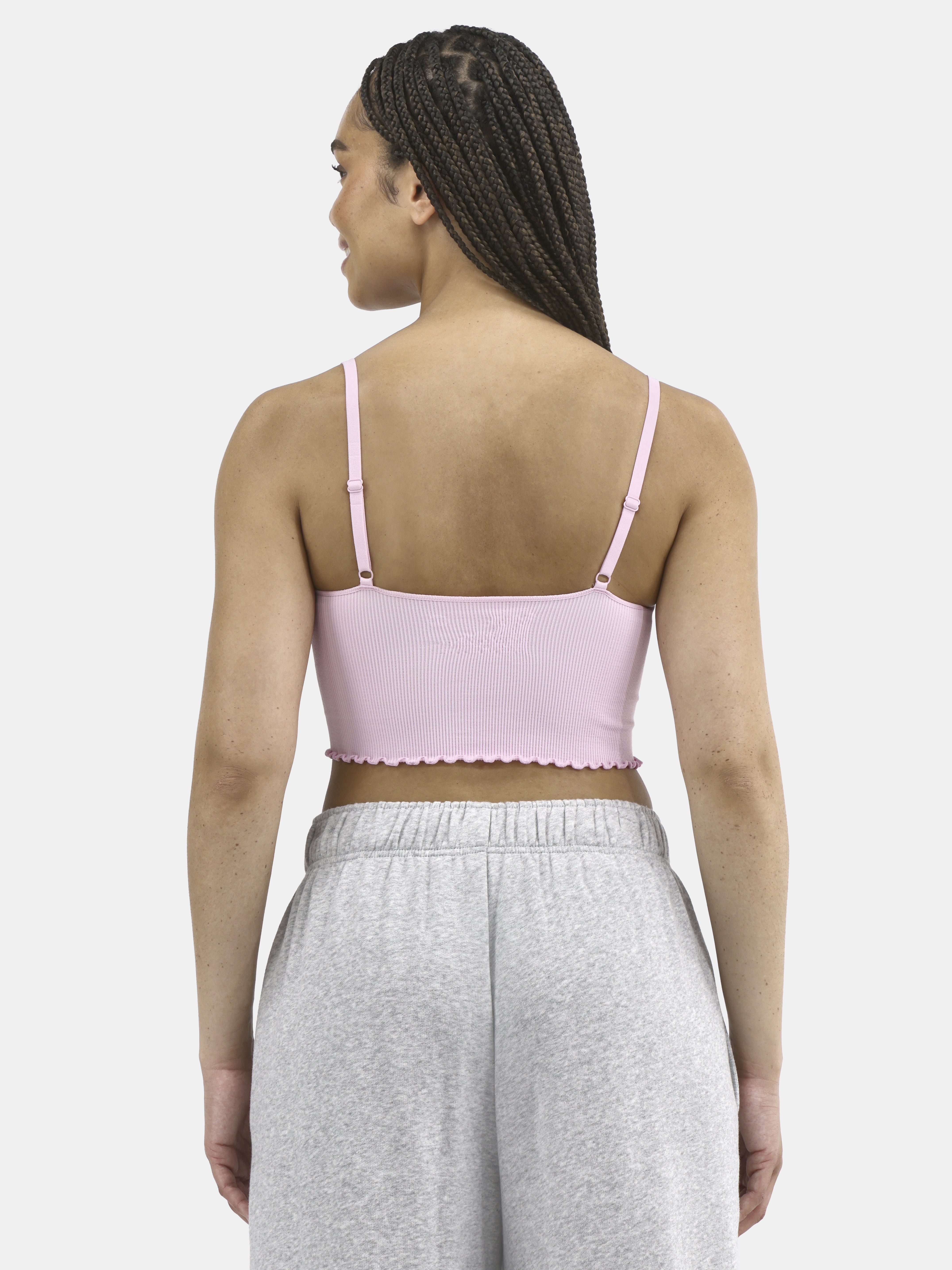 No Boundaries Women's Ruffle Cami, Size XS-3XL