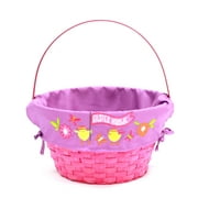 Easter Basket 10in Pink Chick