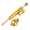 Gold, variant on Yajisi Universal Motorcycle Steering Damper Handlebar Stabilizer Aluminum Alloy Safety Control for Street Cars and Sports Bikes, Gold