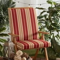 thumbnail image 4 of Greendale Home Fashions Outdoor High Back Chair Pad, Roma Stripe, 4 of 7