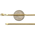 thumbnail image 2 of 10k Yellow Gold 2.5mm Hollow Miami Cuban Necklace (22"), 2 of 2