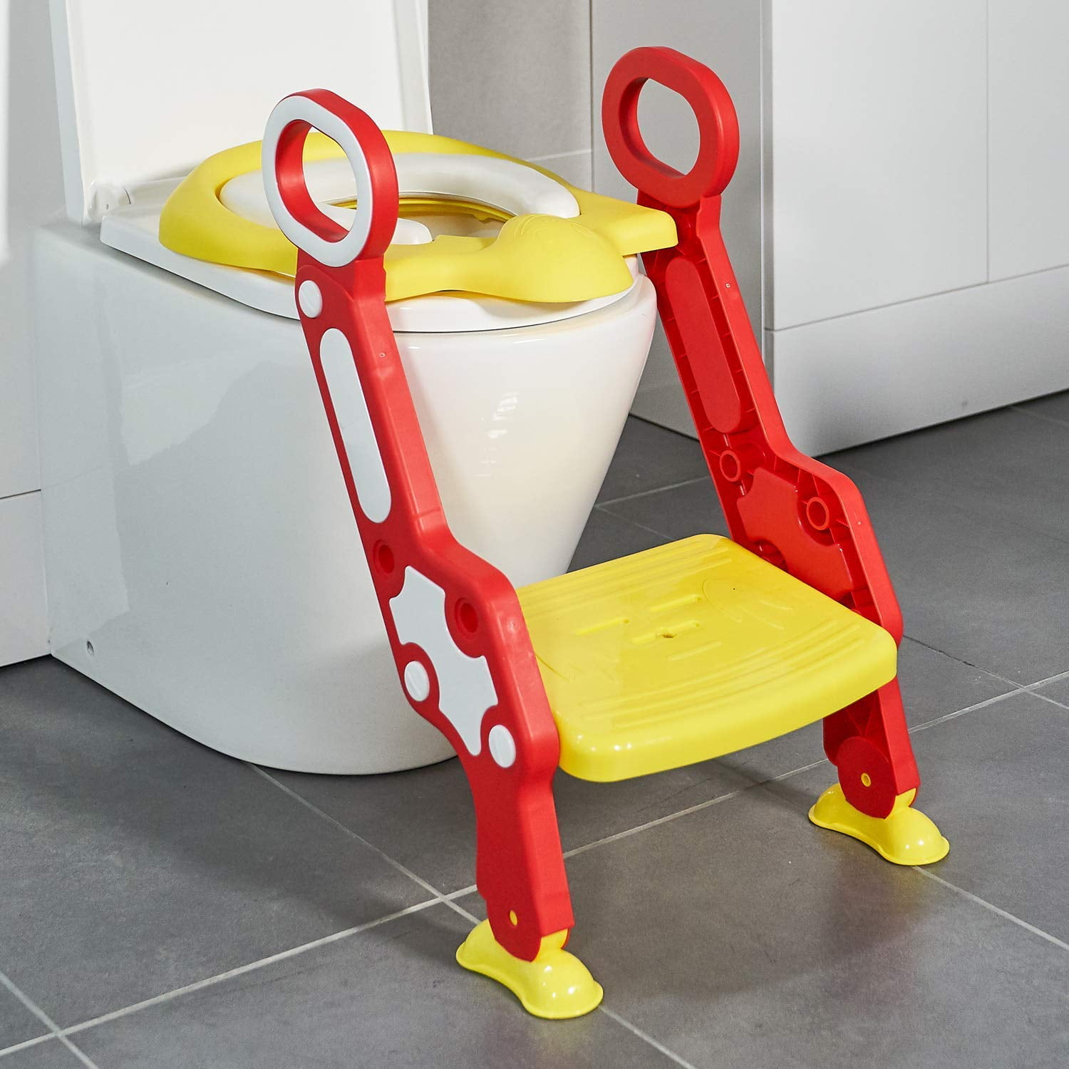 Training Potty Toilet Kids Toddler Baby Step Stool Ladder Trainer CHILD GIRL BOY