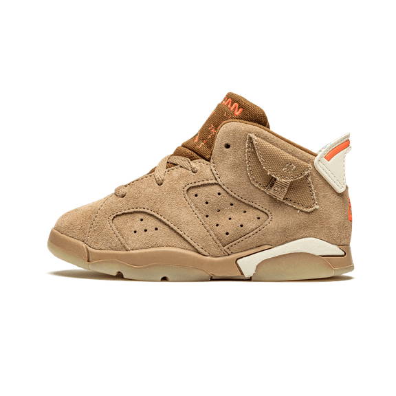 JORDAN TODDLER Air Jordan 6 Retro TD "Travis Scott - British Khaki" DH0692 200 from Stadium Goods