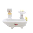 thumbnail image 2 of Muebles de baño Zulema en miniatura cerámica 1/24 3 unids/set, 2 of 8