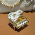 thumbnail image 4 of Jiibva Hand Painted Jewelry Box, Trinket Boxes Hinged, Enameled Piano Decorative Hinged Jewelry Trinket Box Rhinestone Jewelry Display Holder for Grils Women, 4 of 7