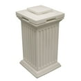 thumbnail image 1 of Good Ideas Savannah Patio Outdoor Decorative Column 30 Gallon Storage Waste Bin, 1 of 4