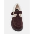 thumbnail image 5 of No Boundaries Women's Faux Shearling T Strap Clogs, 5 of 6