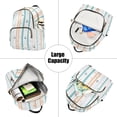 thumbnail image 5 of FORMRS Mini Backpack Purse for Women Travel Daypack Casual Shoulder Bag, Cute Nautical Pattern, 5 of 7