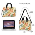 thumbnail image 3 of FORMRS 16" Laptop Bag Carrying Sleeve Case with Handle Travel Shoulder Briefcase, Orange Autumn Leaves, 3 of 8