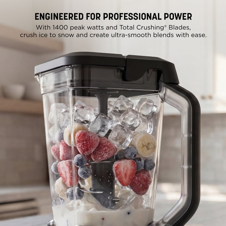 Ninja, Blender, BN701, 1400W 72 oz Smoothies Ice Crush Auto-iQ