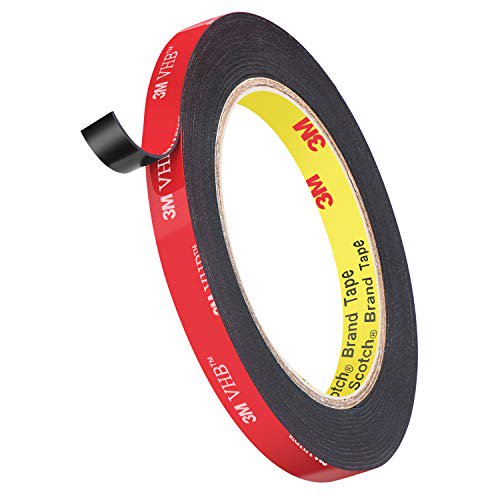 3m 5925 Double Sided Tape Easy Peel Heavy Duty Mounting Waterproof Vhb Foam Tape 16ft Length 0 4 Inch Width For Car Decor Home Decor And Office Decor Walmart Com