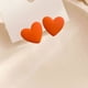 thumbnail image 4 of Pendientes de corazón de acrílico Set Joyas de decoración Corazón de amor naranja Sunnimix Pendientes de corazón, 4 of 8