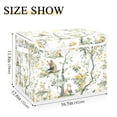 thumbnail image 5 of Yayeee Collapsible Cube Storage Bin with Lid Fabric Closet Decorative Basket with Handles, Watercolor Forest Animals, 5 of 7