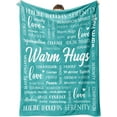 thumbnail image 1 of LHSHID Warm Hugs Healing Blanket Get Well Gifts for Women Men Cancer Care Thinking of You Gift Sympathy Inspirational Blankets Soft Throw Blanket 30"x40", 1 of 7