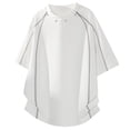 thumbnail image 3 of TKKCS Mens Crew Neck T-Shirts- Contrast Stitching Casual Summer Stretch Daily Wear Regular Fit Short Sleeve Tees White Size 4XL, 3 of 7